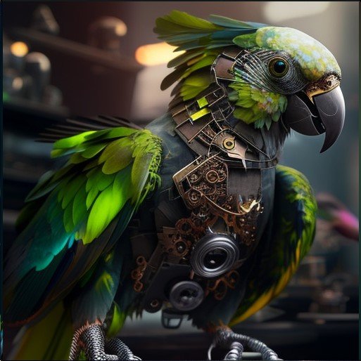 parrot cyborg